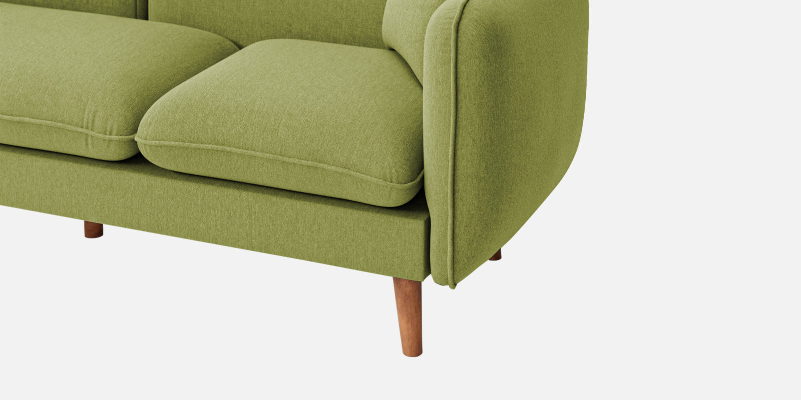 Reva Fabric 3 Seater Sofa In Lime Green Colour