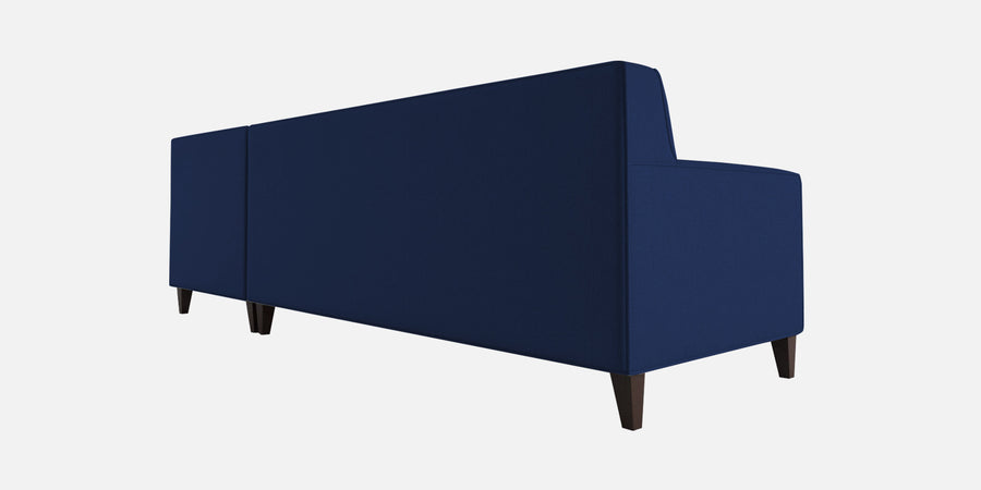 Miller Fabric Lhs Sectional Sofa 3 Lounger In Royal Blue Colour - Febonic Living