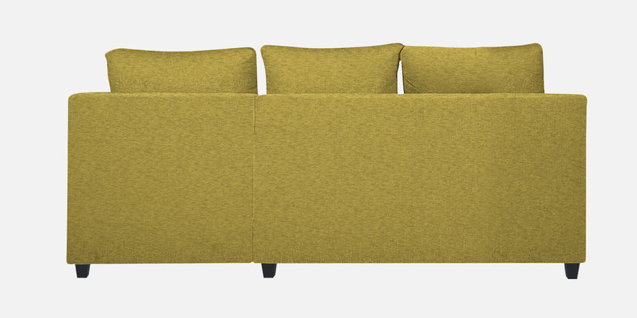 Nebula Fabric Lhs Sectional Sofa 2 Lounger In Parrot Green Colour - Febonic Living