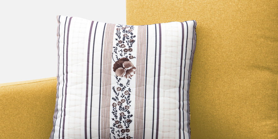 Kevin Fabric 2 Seater Sofa In Bold Yellow Colour - Febonic Living
