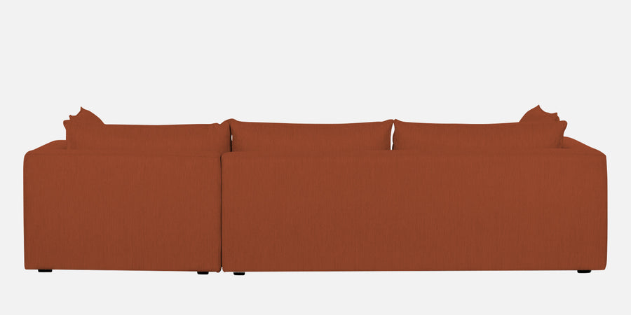Ziggy Fabric Rhs Sectional Sofa 3 Lounger In Royal Orange Colour - Febonic Living