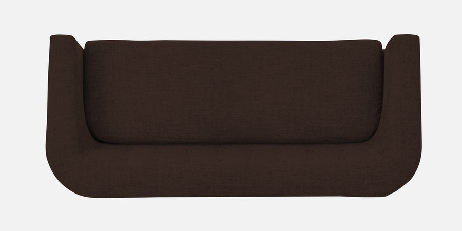 Casper Fabric 3 Seater Sofa In Coffee Brown Colour - Febonic Living