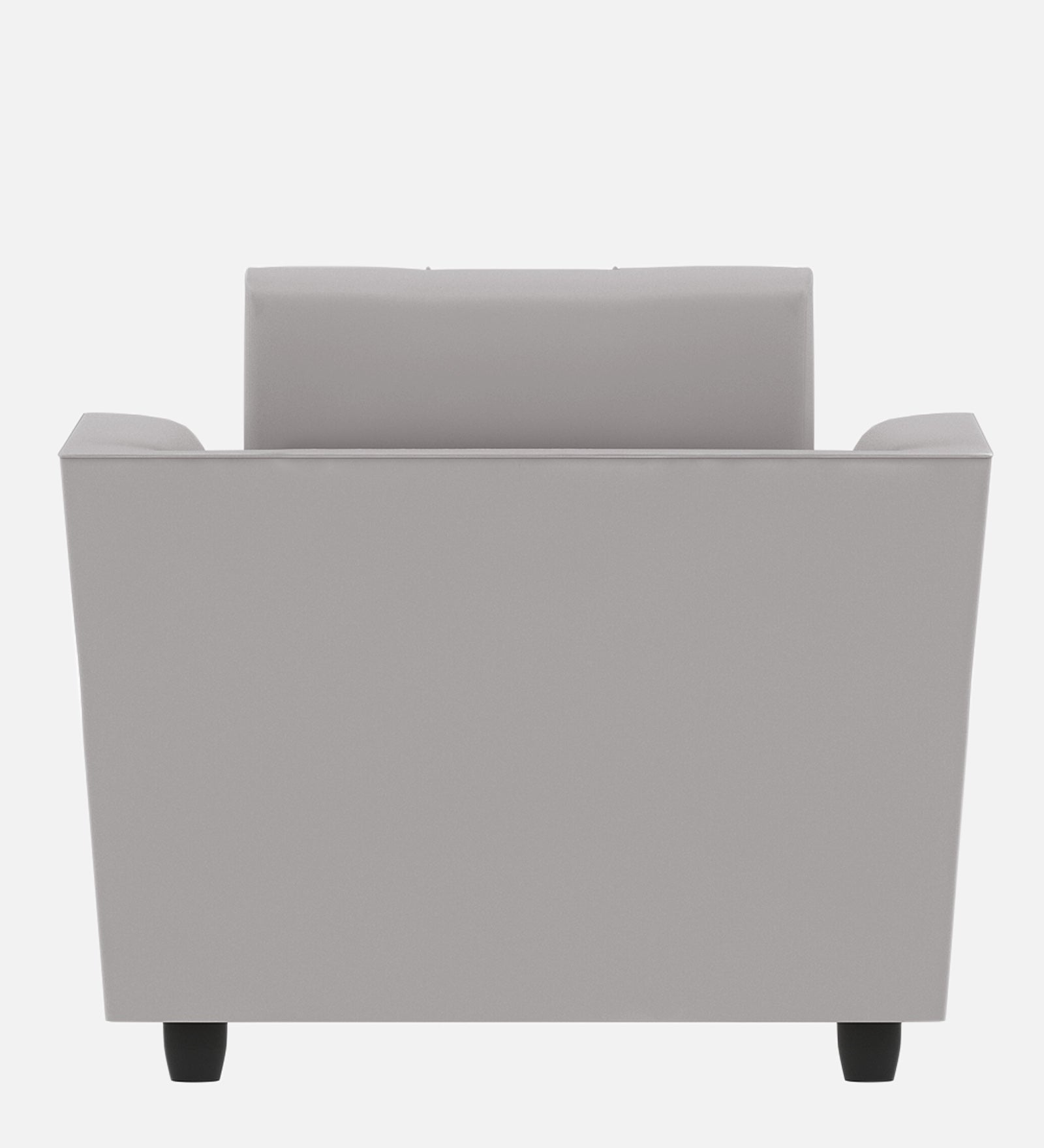 Nestin Velvet 1 Seater Sofa in light grey Colour