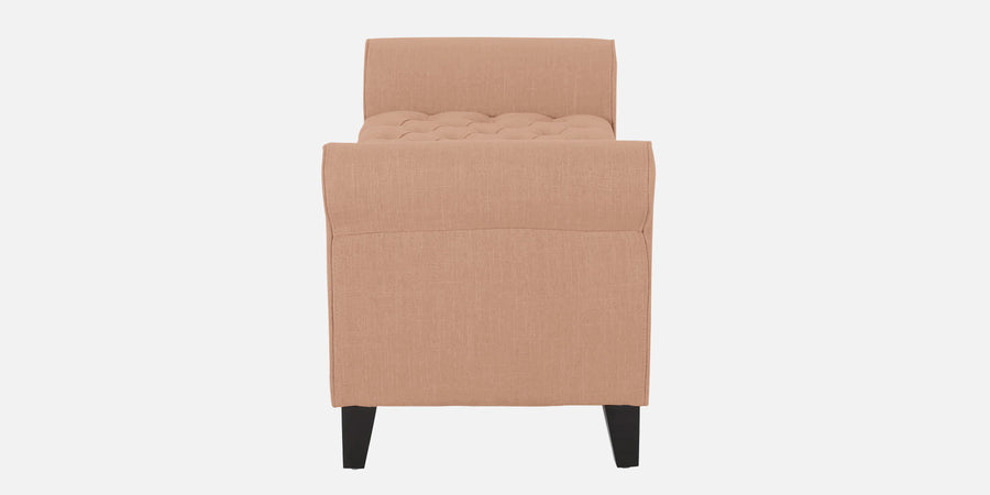 Nowia Fabric 2 Seater Recamier In Cosmic Beige Colour With Storage - Febonic Living