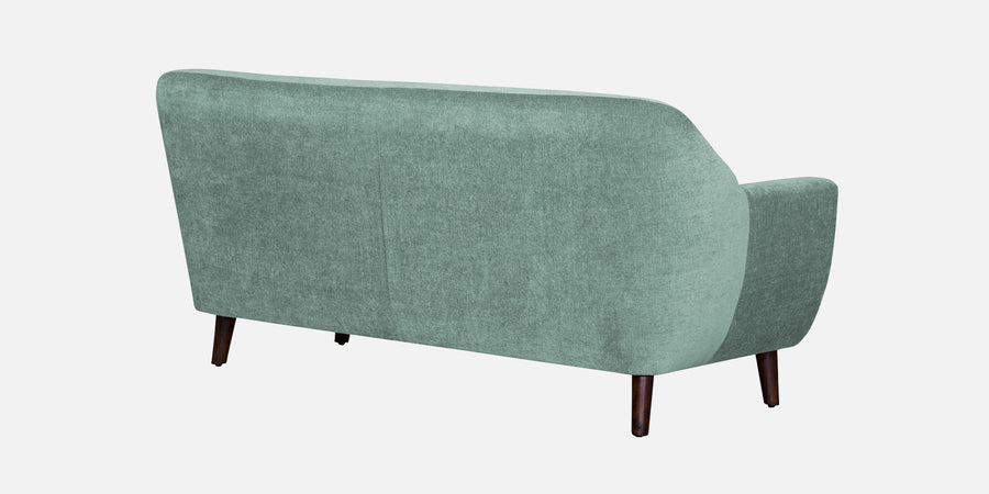 German Fabric 3 Seater Sofa In Suka Blue Colour - Febonic Living