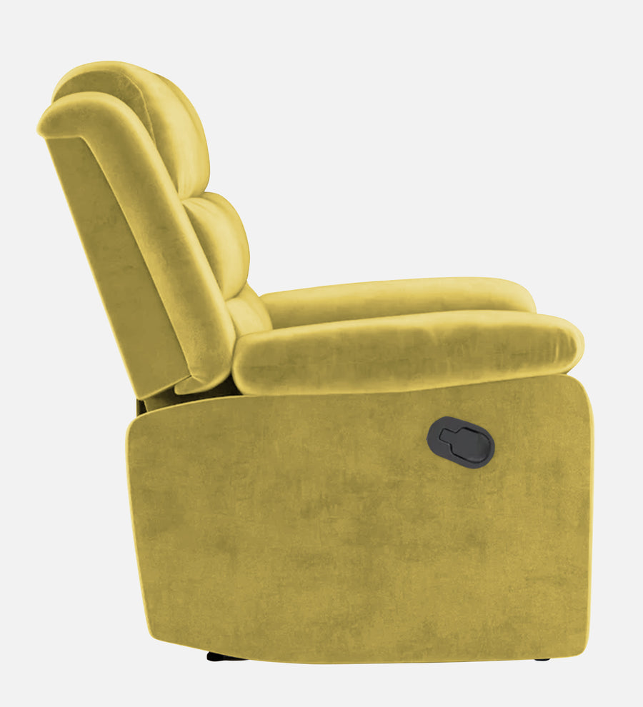 Erra Fabric 1 Seater Motorized Recliner In Parrot Green Colour - Febonic Living
