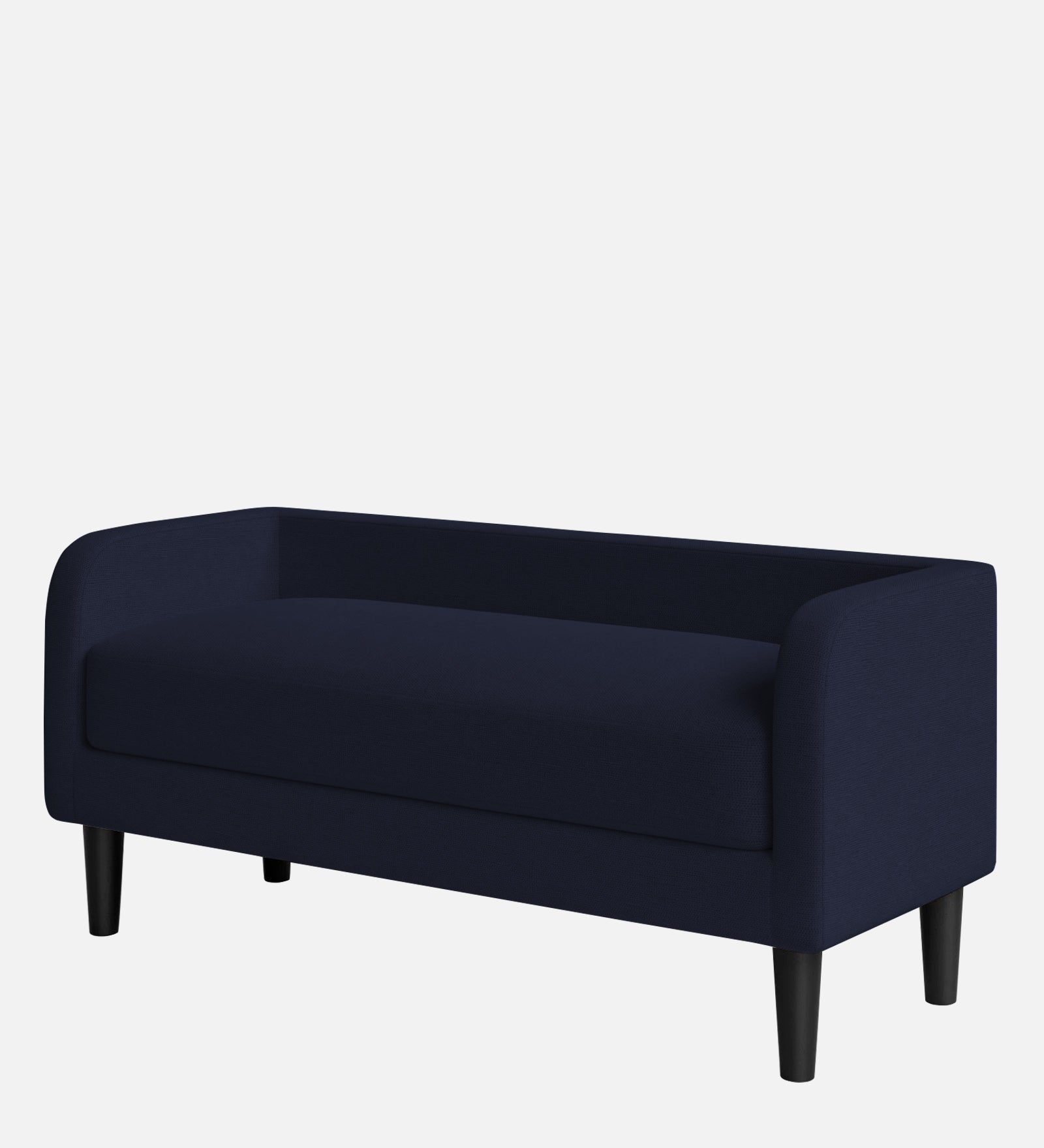 Maya Fabric Bench In Royal Blue Colour