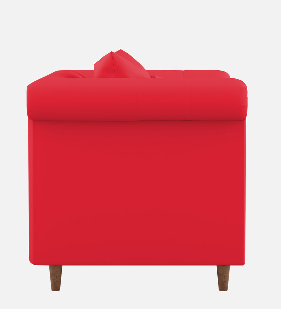 Rubi Velvet 1 Seater Sofa In Ox Blood Maroon Colour - Febonic Living