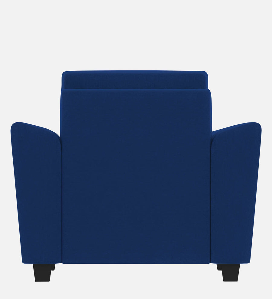 Daku Fabric 1 Seater Sofa In Royal Blue Colour - Febonic Living