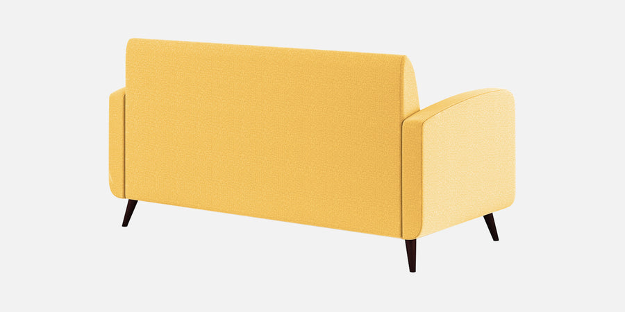Wiki Velvet 3 Seater Sofa In Turmeric Yellow Colour - Febonic Living
