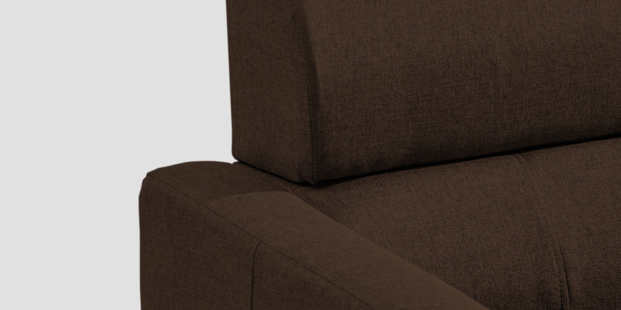 Devo Fabric 2 Seater Sofa In Cidar Brown Colour - Febonic Living