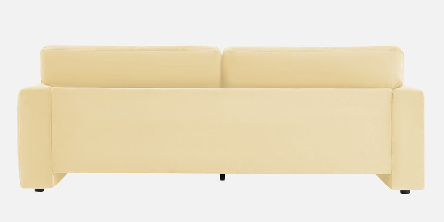 Kosta Velvet 3 Seater Sofa In Sandy Beige Colour - Febonic Living
