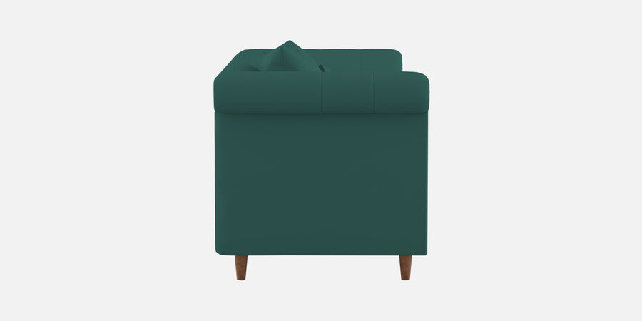 Rubi Velvet 3 Seater Sofa In Pine Green Colour - Febonic Living