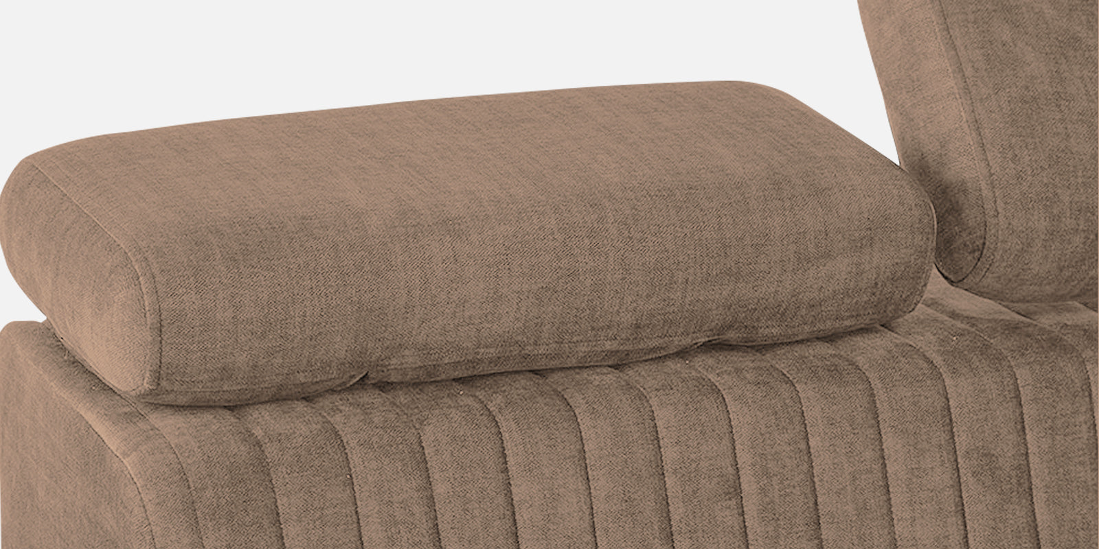 Draco Fabric 6 Seater Corner Sofa In Cookie Beige Colour - Febonic Living