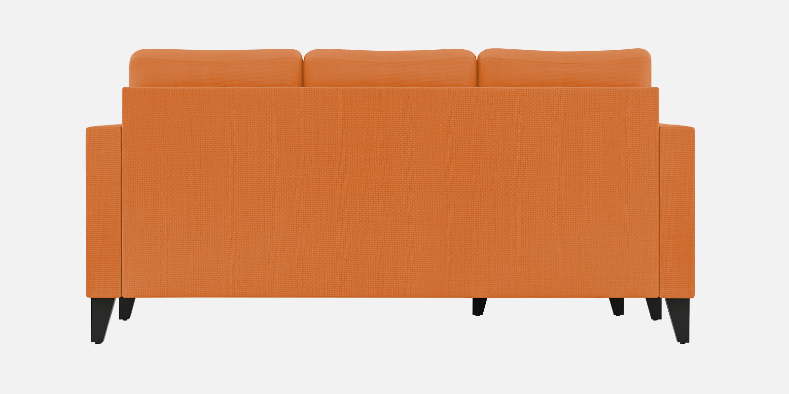 Nori Fabric RHS Sectional Sofa (2 + Lounger) In Dark Orange Colour