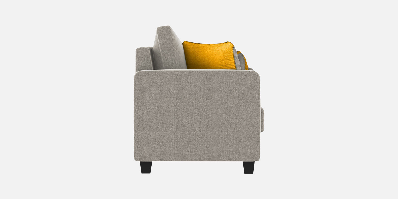 Nabi Fabric 3 Seater Sofa In Ash Grey Colour