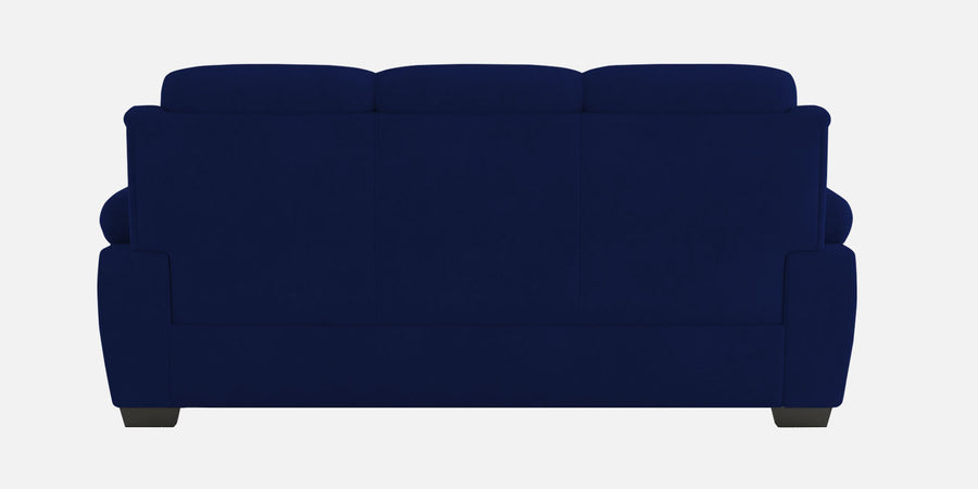 Cantaberry Velvet 3 Seater Sofa In Dark Blue Colour - Febonic Living