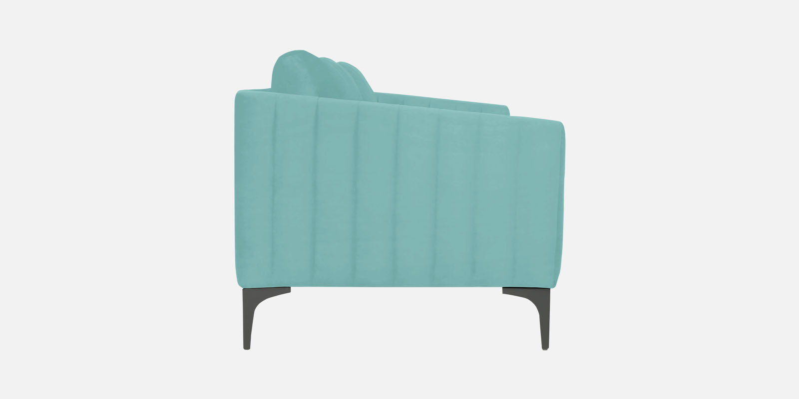 Haru Velvet 3 Seater Sofa in Barmunda Aqua Colour