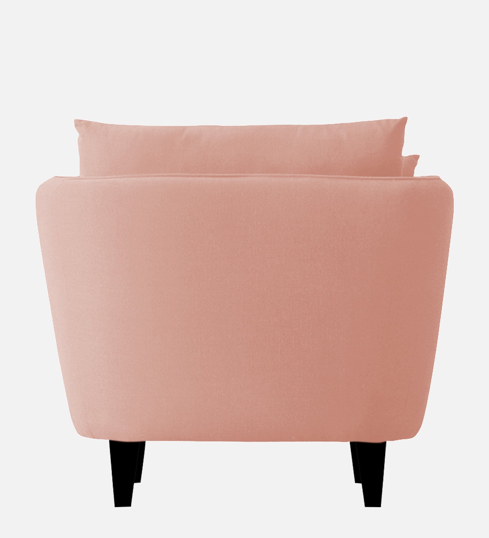 Norway Velvet 1 Seater Sofa In Blush Pink Colour