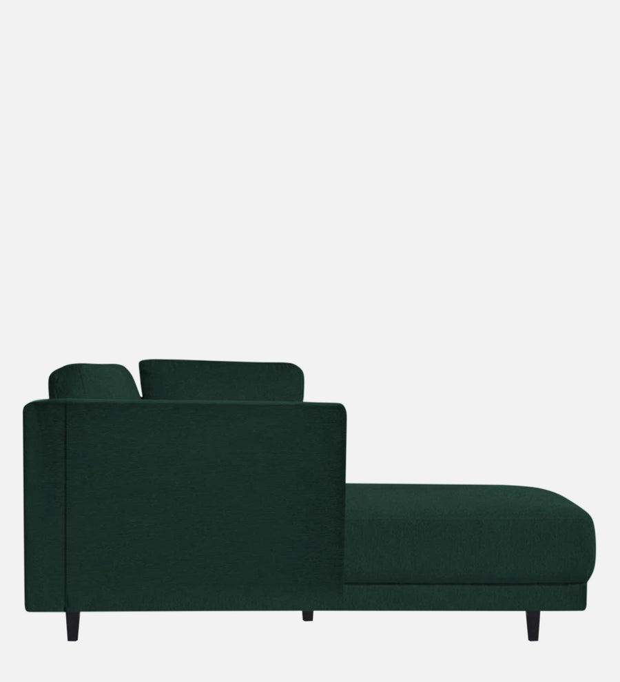 Jonze Velvet Lhs Chaise Lounger In Forest Green Colour - Febonic Living