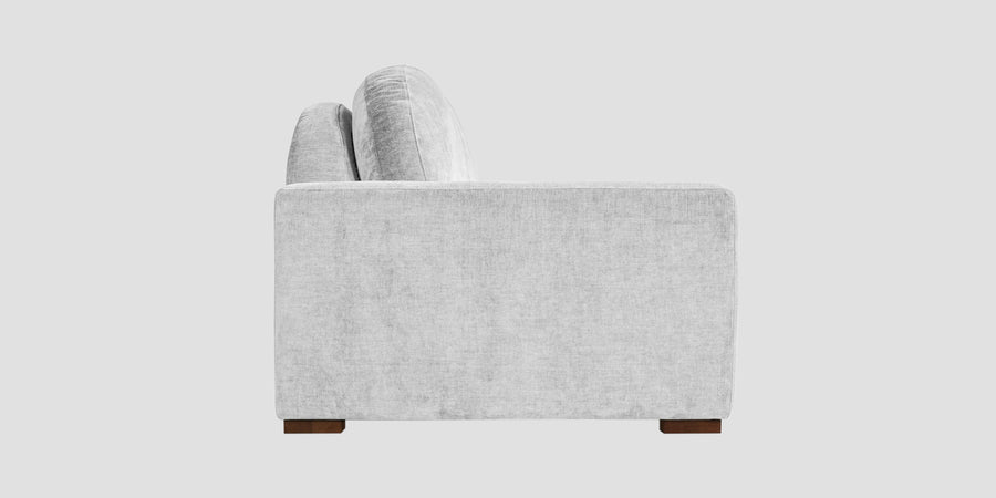 Dara Fabric 2 Seater Sofa In Lit Grey Colour - Febonic Living