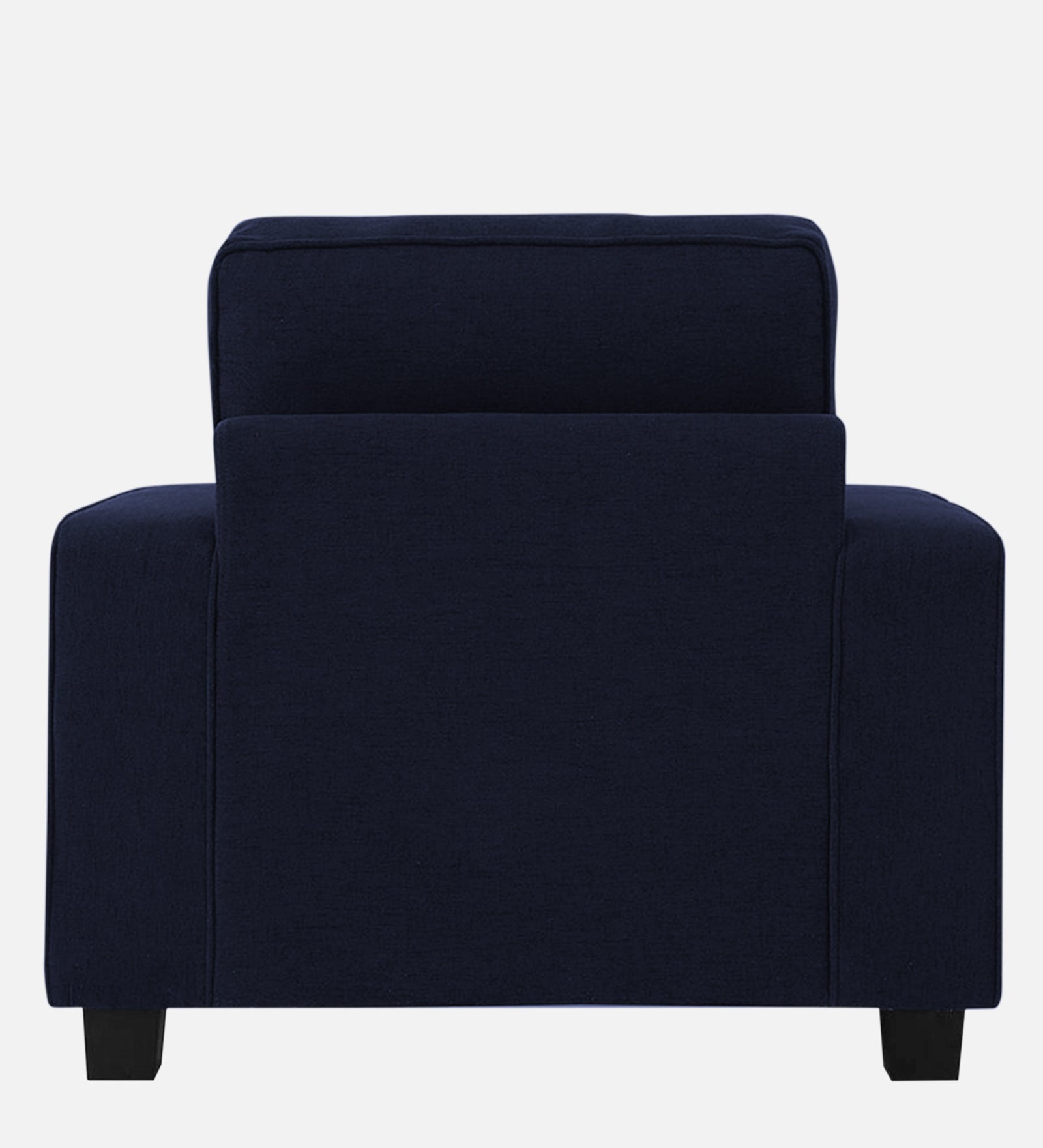 Ladybug Fabric 1 Seater Sofa In Royal Blue Colour