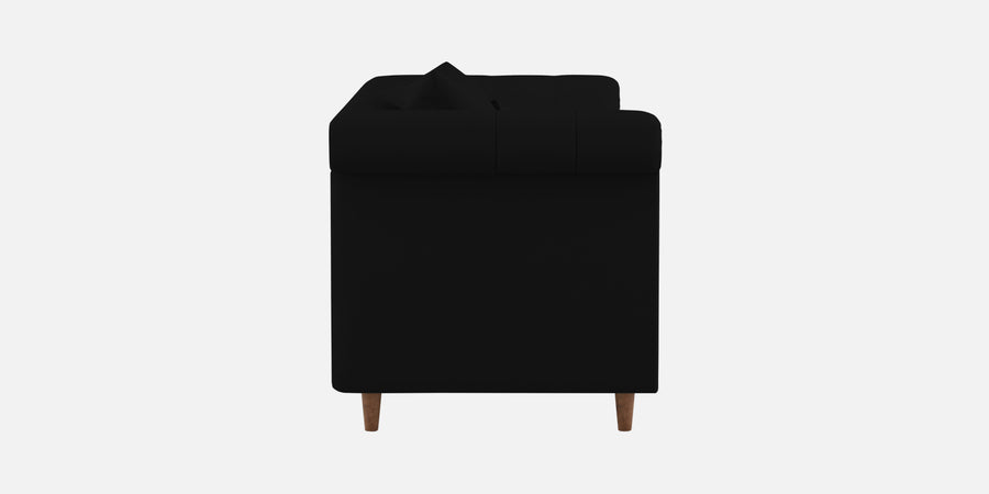 Rubi Velvet 2 Seater Sofa In Adam Black Colour - Febonic Living