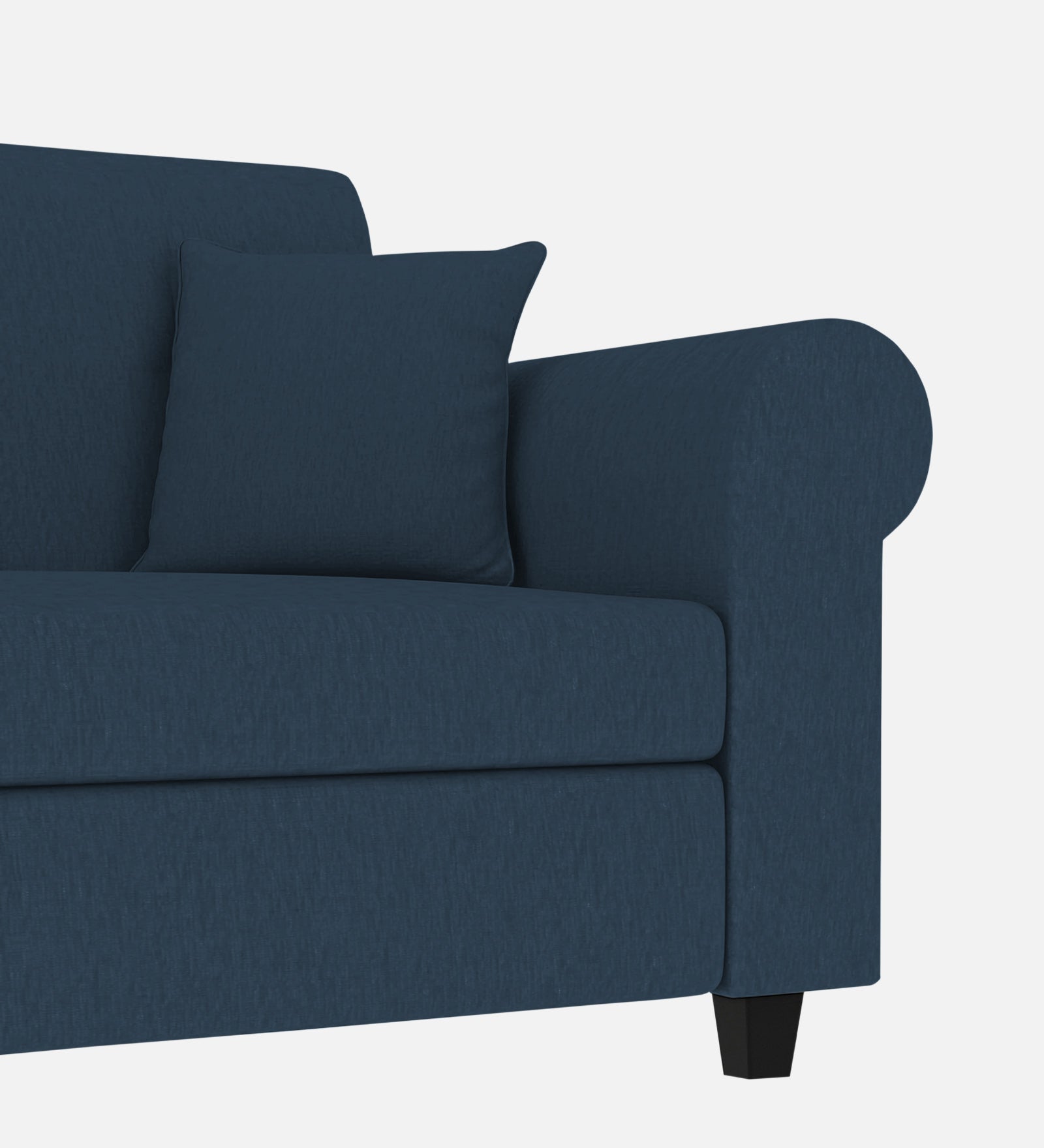 Derado Fabric 1 Seater Sofa in Light Blue Colour