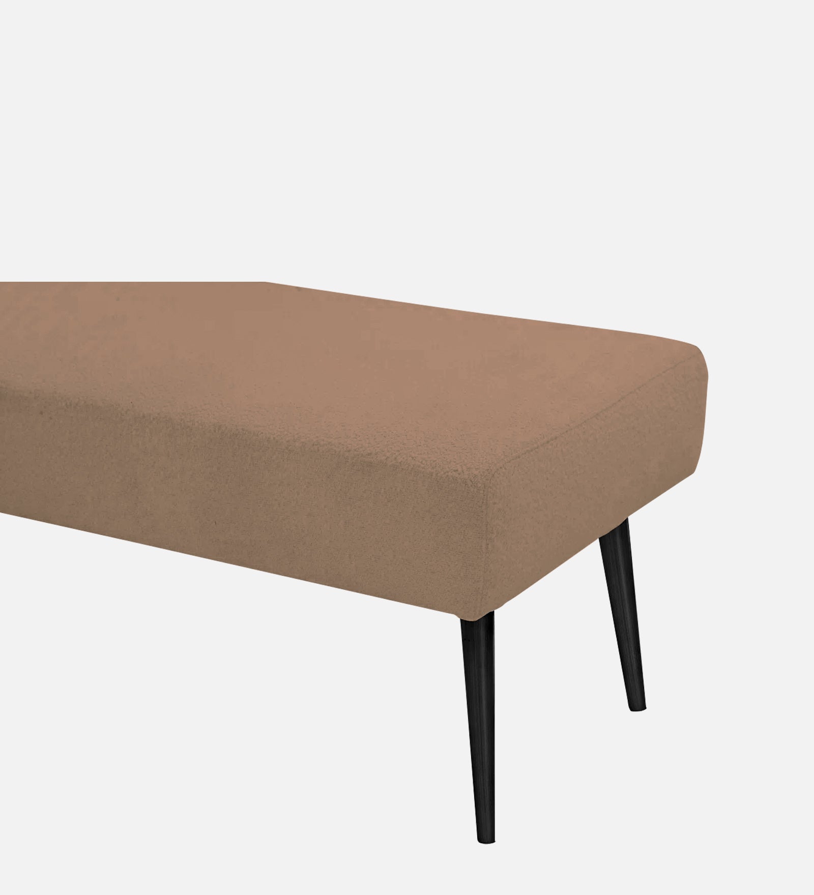 Orbit Fabric Bench In Cookie Beige Colour