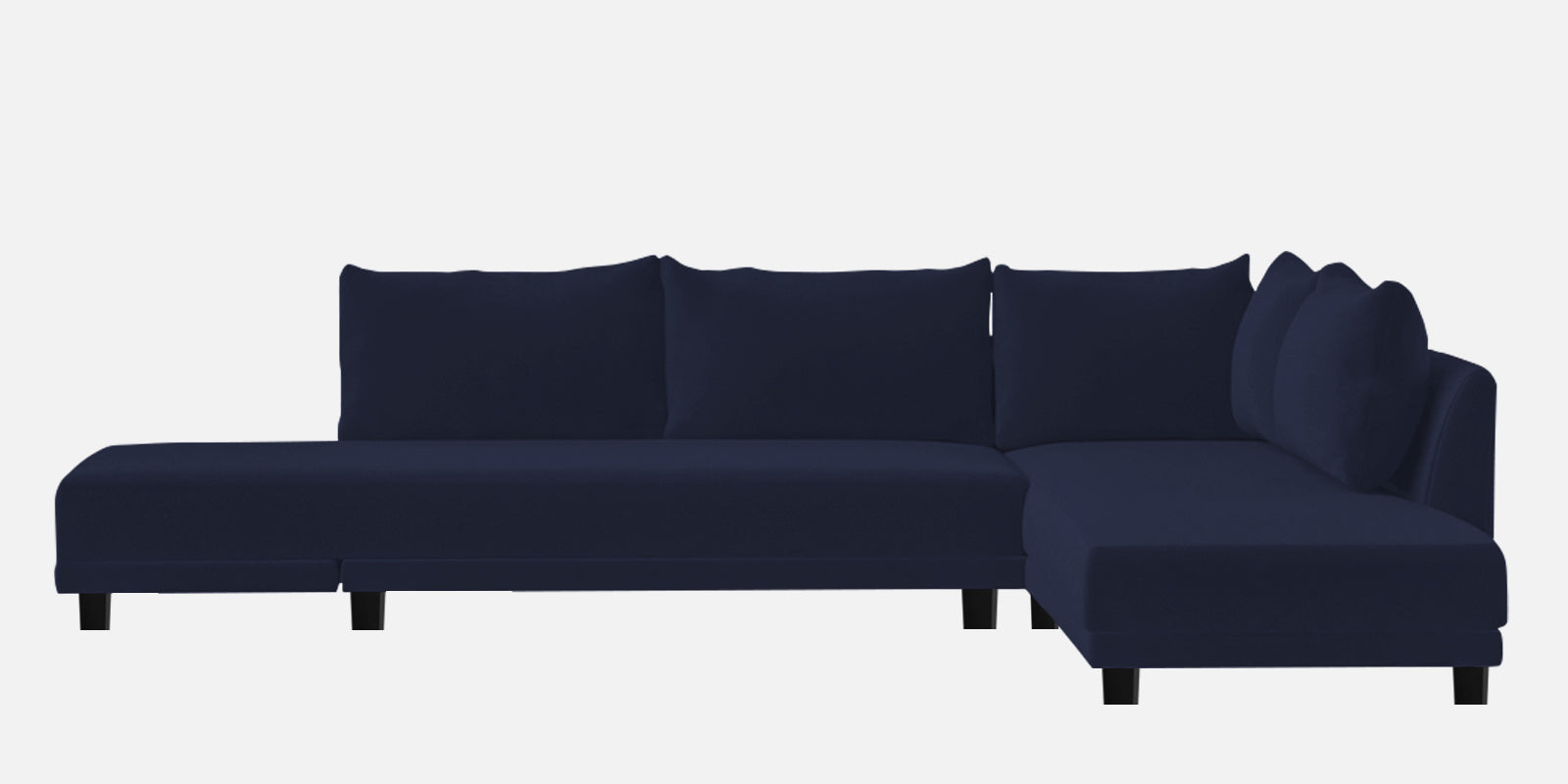 Ira Fabric LHS 6 Seater Sofa Cum Bed In Royal Blue Colour