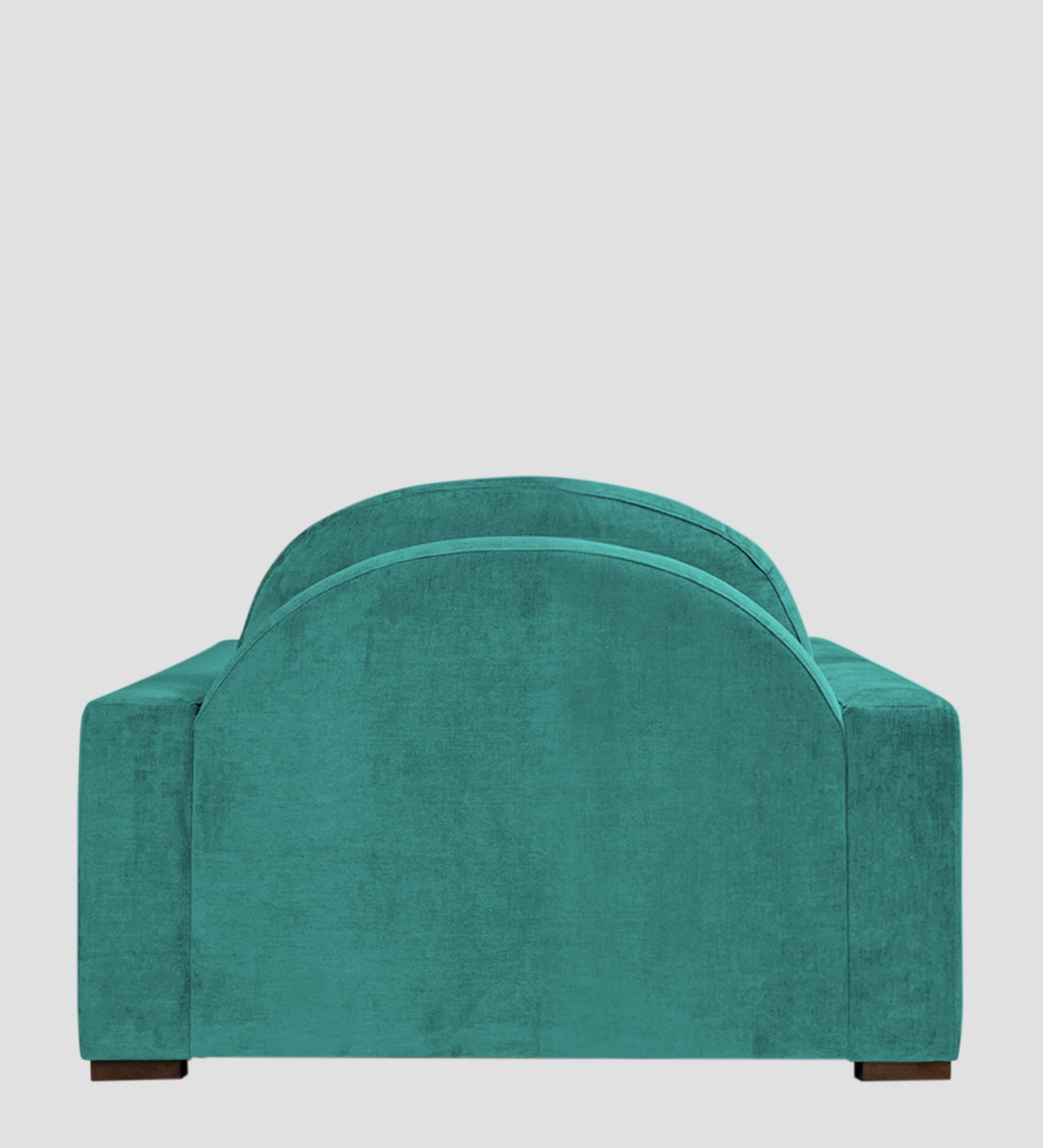 Adara Fabric 1 Seater Sofa In Sea Green Colour