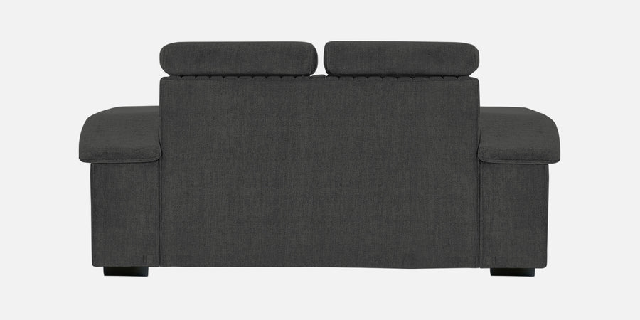 Draco Fabric 2 Seater Sofa In Charcoal Grey Colour - Febonic Living