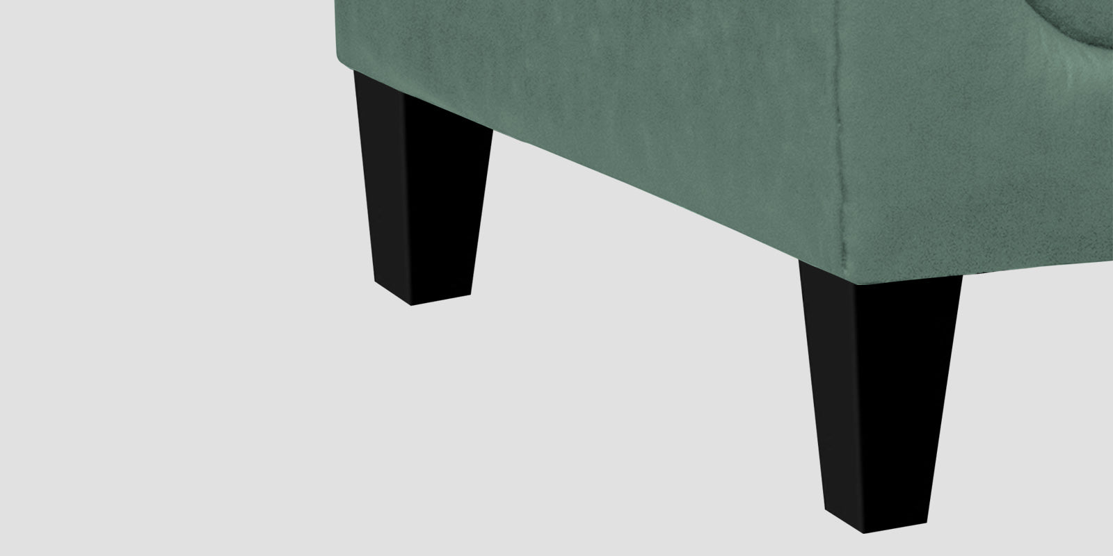 Convi Leatherette 3 Seater Sofa In Mint Green Colour - Febonic Living