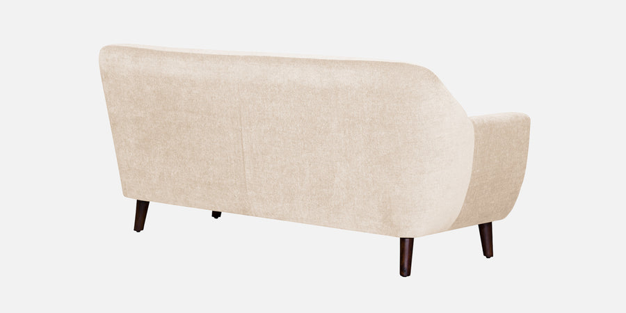 German Fabric 3 Seater Sofa In Woom Beige Colour - Febonic Living