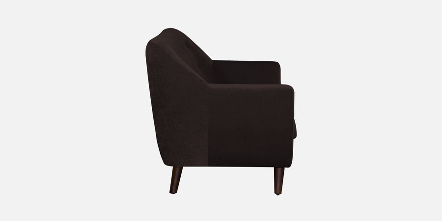 German Fabric 2 Seater Sofa In Dark Brown Colour - Febonic Living