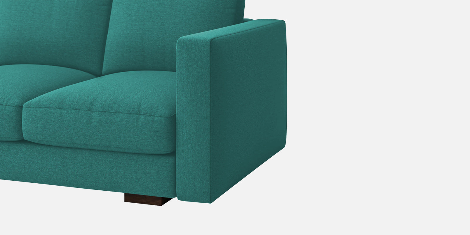 Messy Fabric 2 Seater Sofa in Sea Green Colour