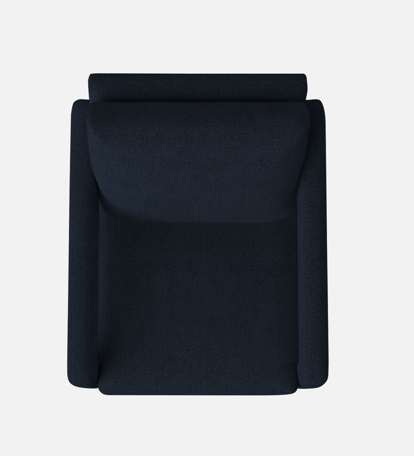 Olsen Fabric Arm Chair in Denim Blue Colour