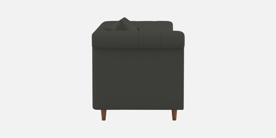 Rubi Velvet 3 Seater Sofa In Hory Grey Colour - Febonic Living