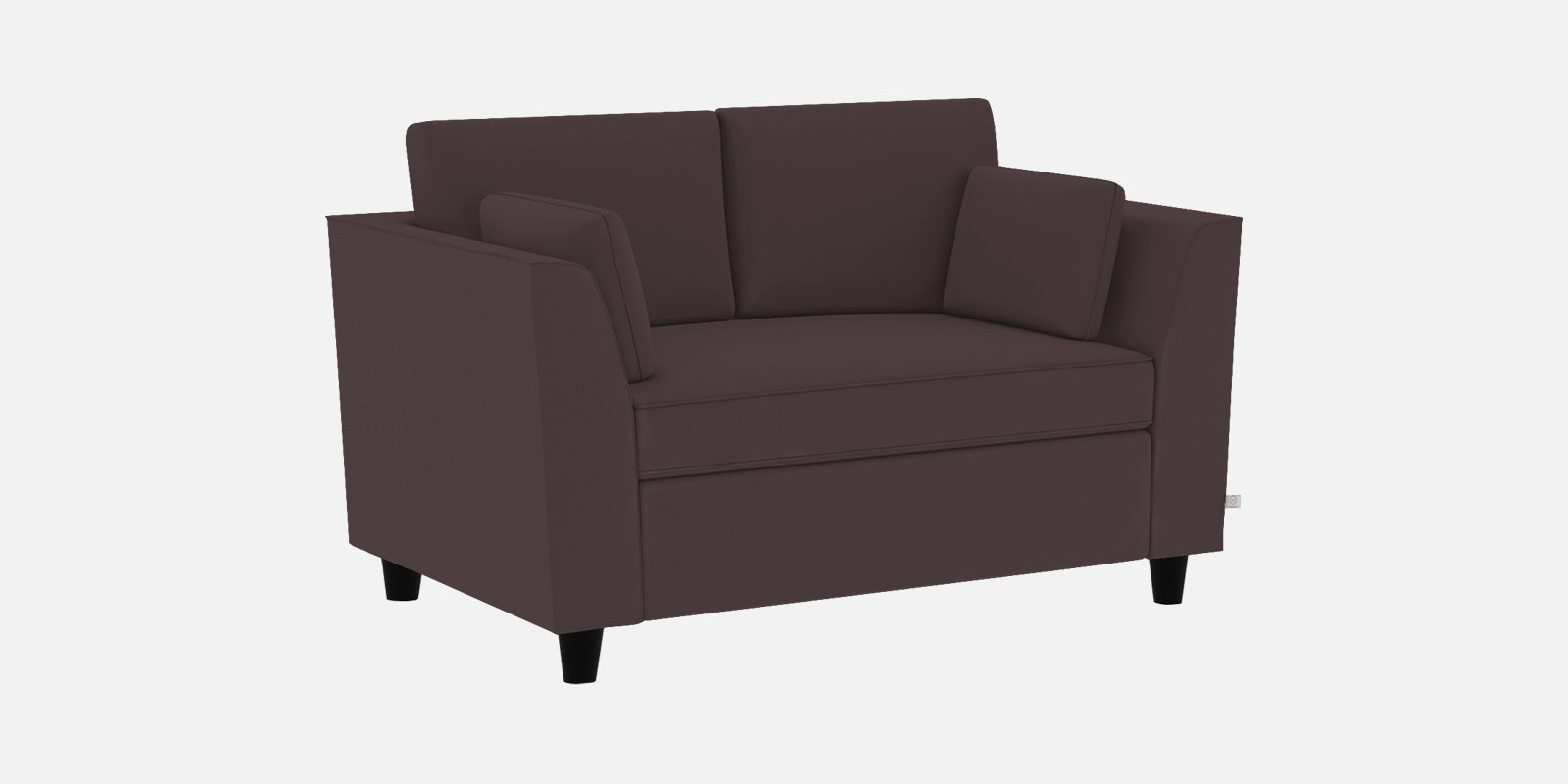 Bristo Velvet 2 Seater Sofa in Mocha Brown Colour With Storage