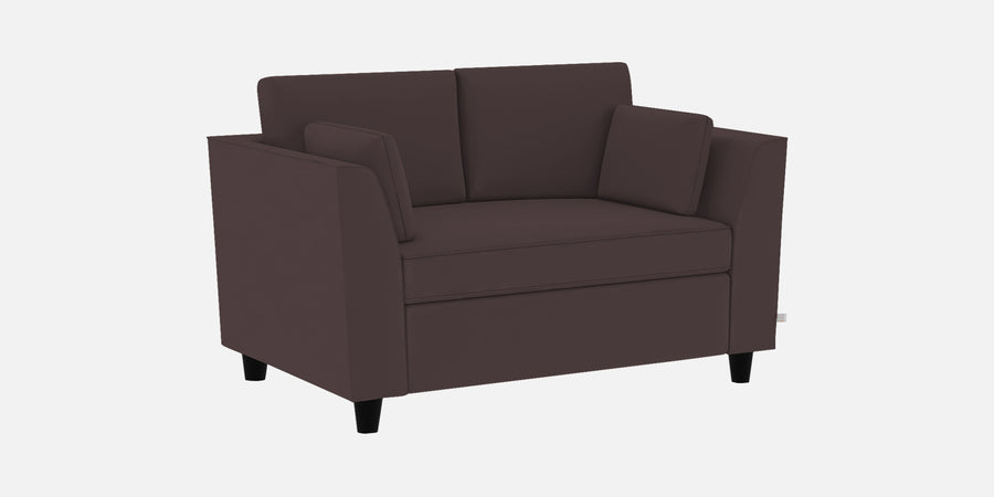 Bristo Velvet 2 Seater Sofa In Mocha Brown Colour With Storage - Febonic Living