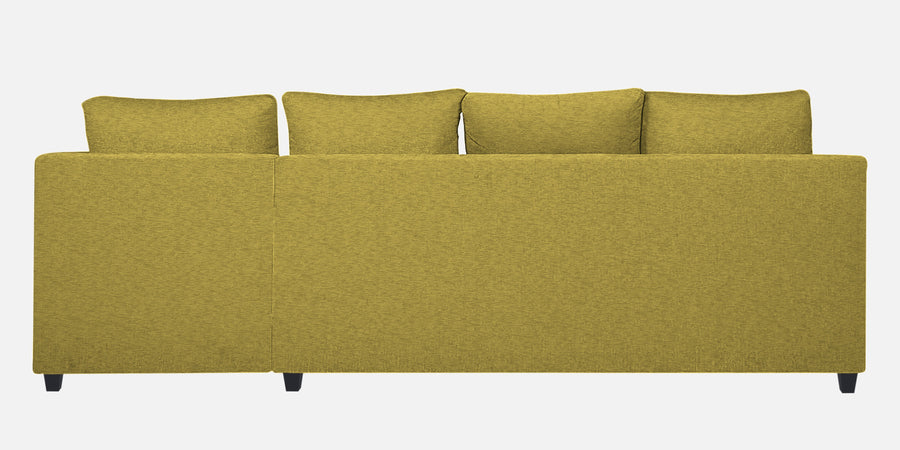 Nebula Fabric Lhs Sectional Sofa 3 Lounger In Parrot Green Colour - Febonic Living