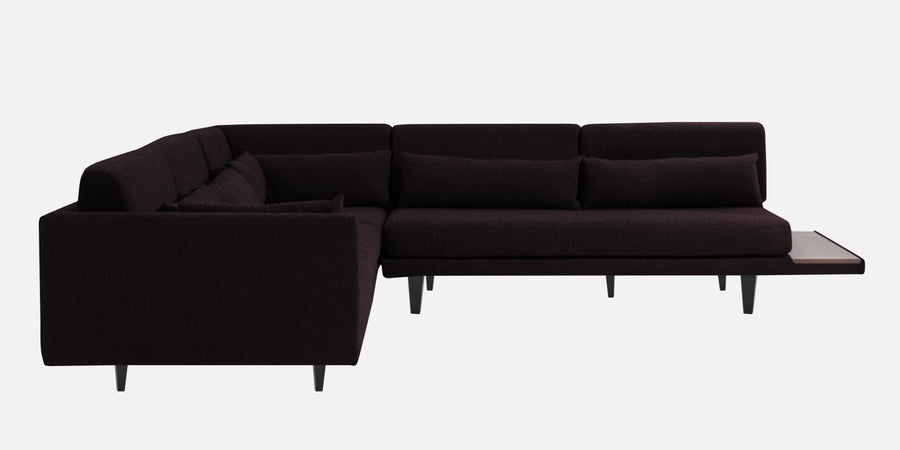 Malta Fabric 6 Seater Lhs Corner Sofa In Cara Brown Colour - Febonic Living