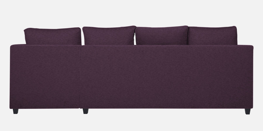 Nebula Fabric Lhs Sectional Sofa 3 Lounger In Greek Purple Colour - Febonic Living