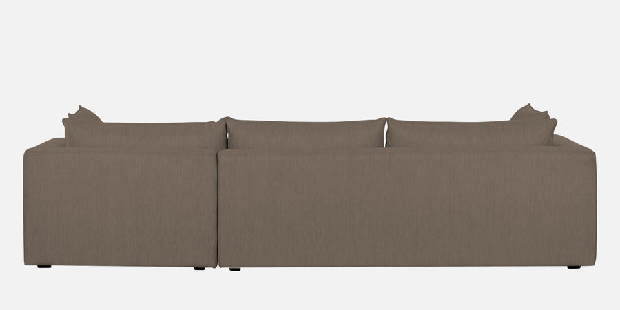 Ziggy Fabric Rhs Sectional Sofa 3 Lounger In Hazel Beige Colour - Febonic Living