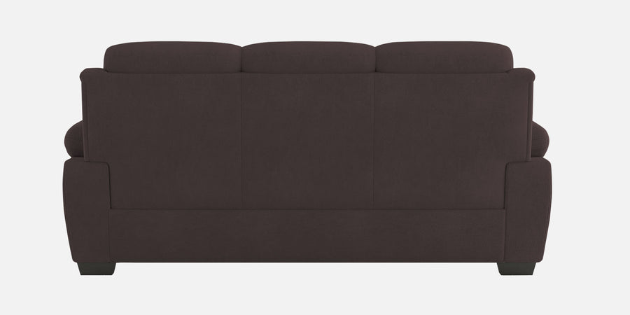 Cantaberry Velvet 3 Seater Sofa In Mocha Brown Colour - Febonic Living