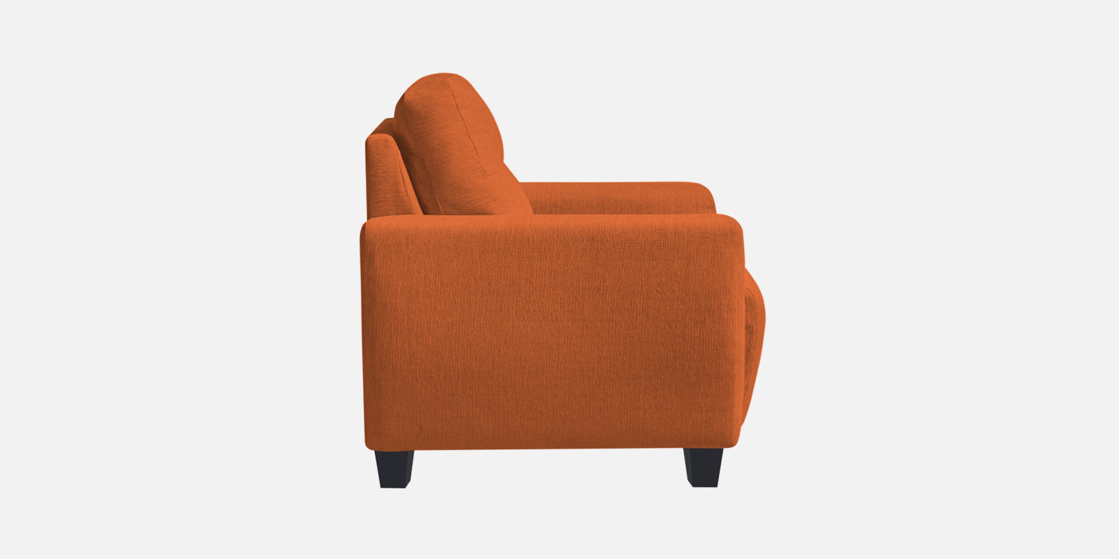 Bakadi Fabric 3 Seater Sofa in Vivid Orange Colour