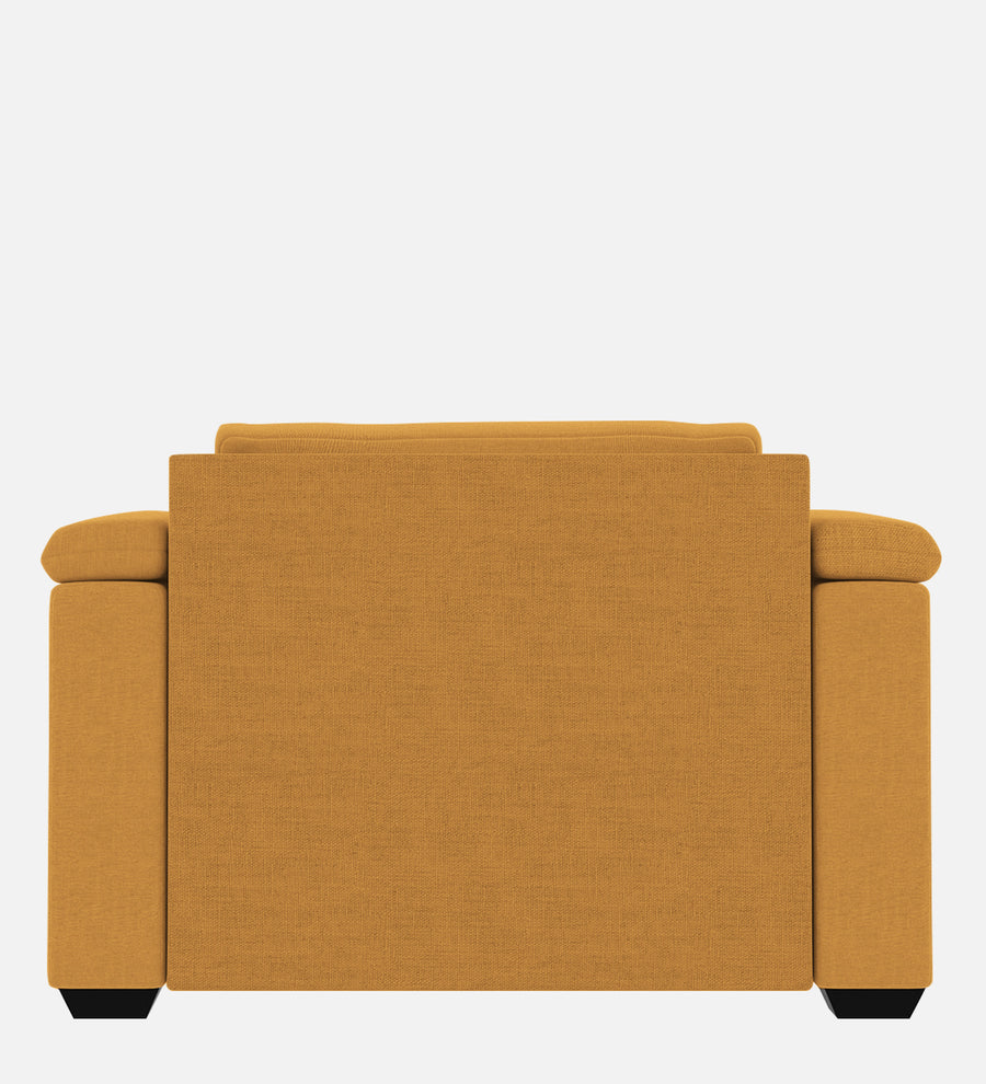 Andres Fabric 1 Seater Sofa In Blush Yellow Colour - Febonic Living