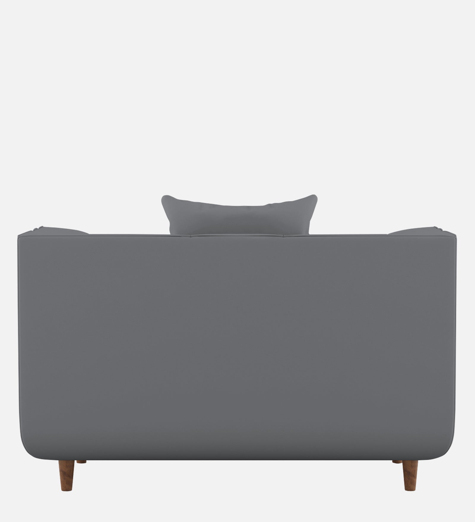 Sumo Velvet 1 Seater Sofa in Pubble Grey Colour