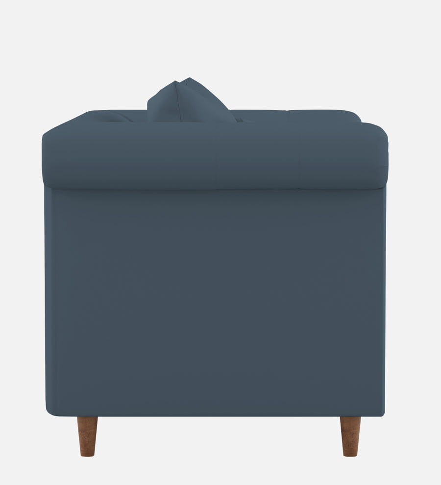 Rubi Velvet 1 Seater Sofa In Oxford Blue Colour - Febonic Living
