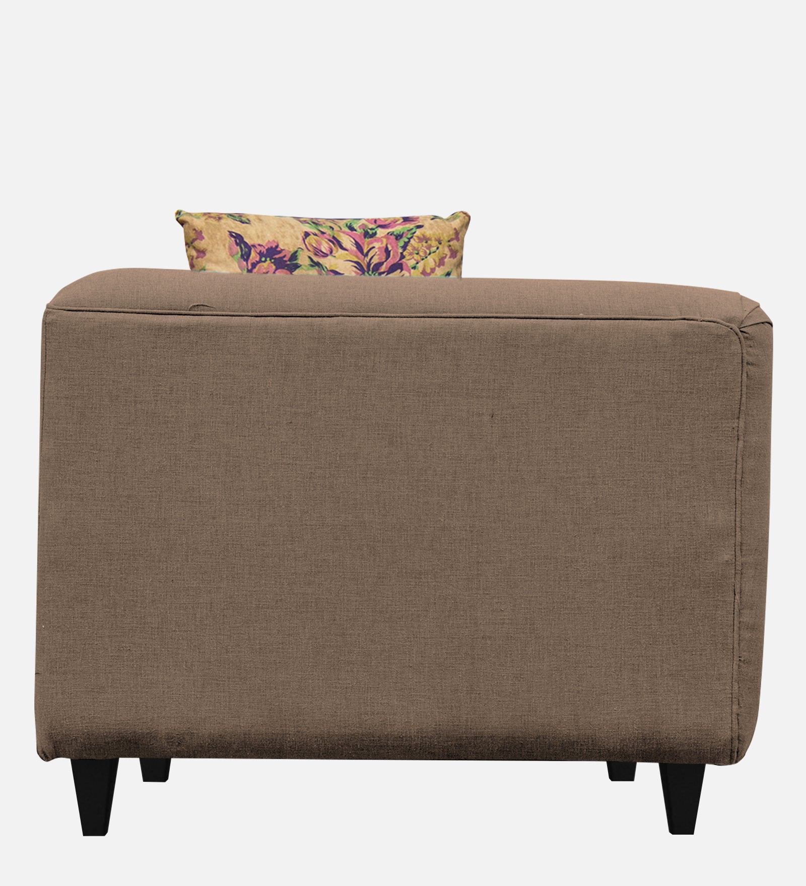 Niki Fabric 1 Seater Sofa in Cookie Beige Colour